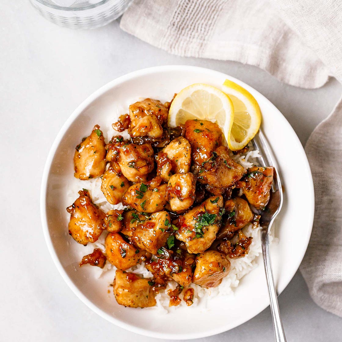 Honey Garlic Chicken Bites