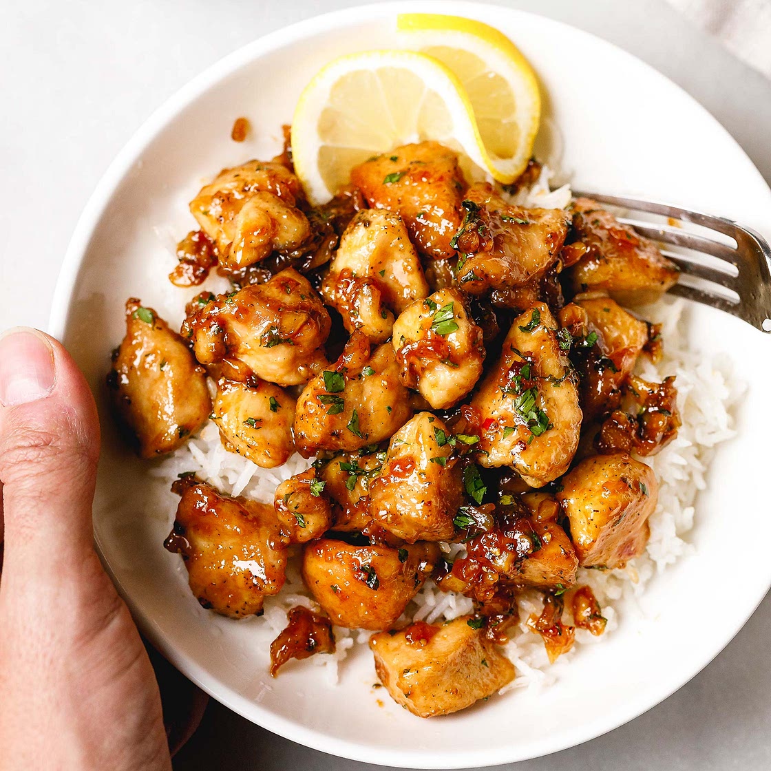 Honey Garlic Chicken Bites