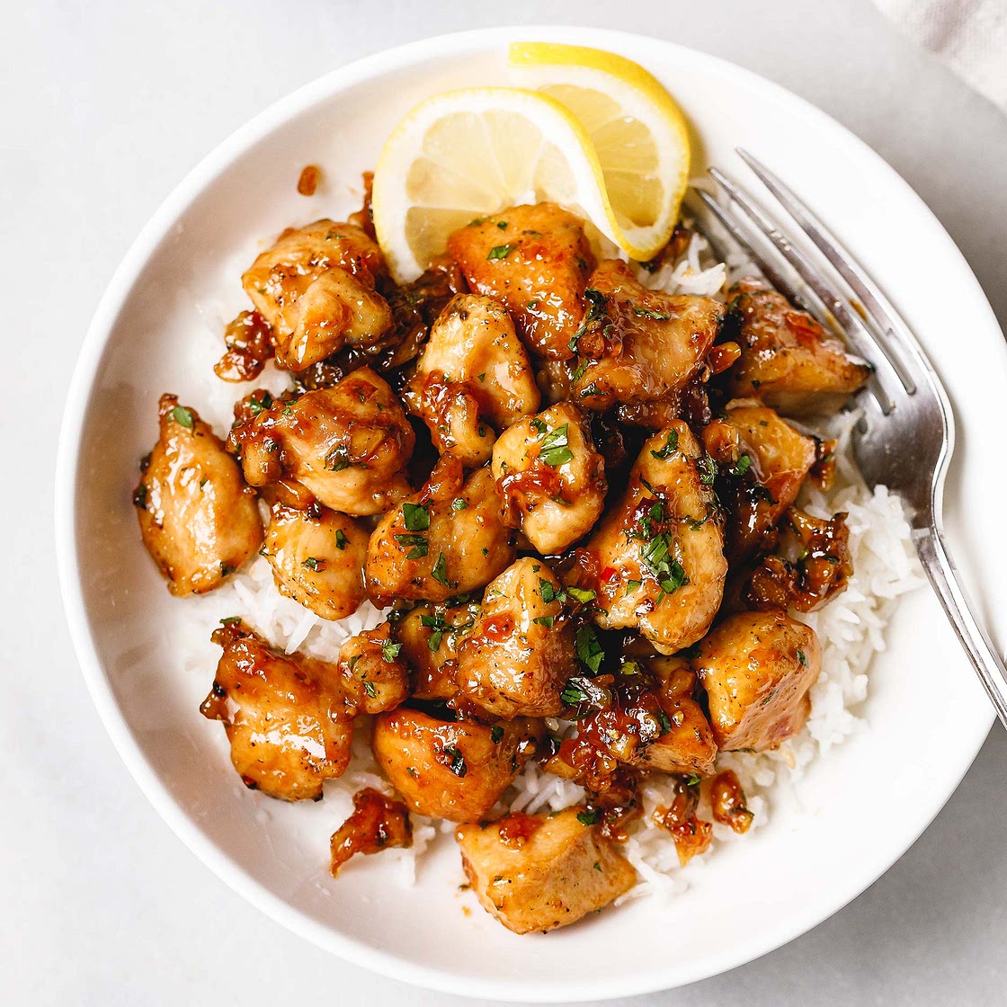 Honey Garlic Chicken Bites