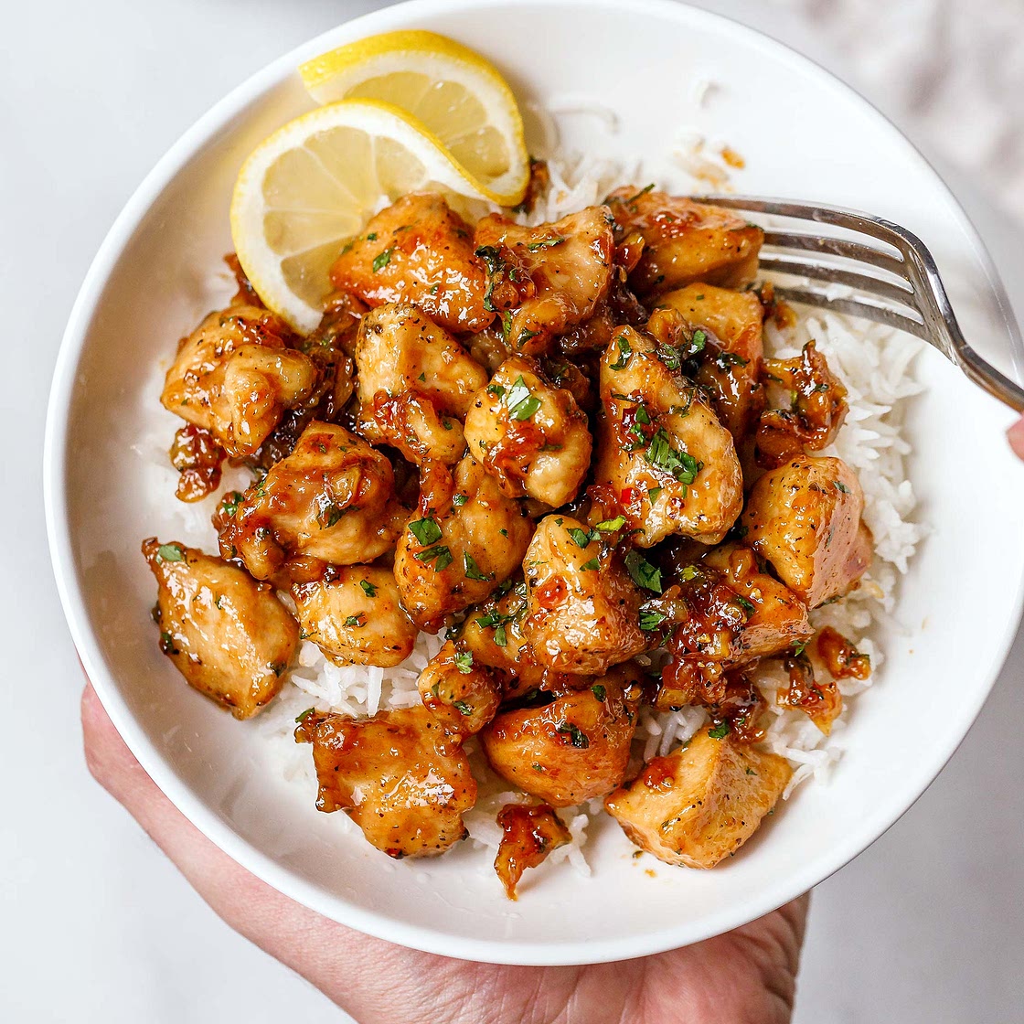 Honey Garlic Chicken Bites