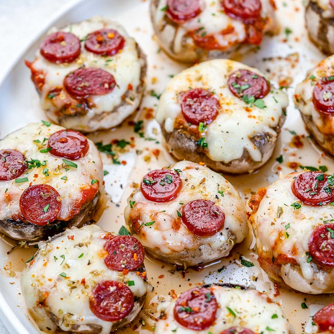 Mushroom Pizza Bites