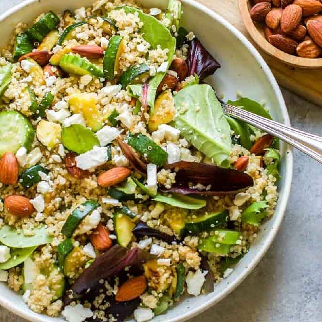 Quinoa Salad with Greens