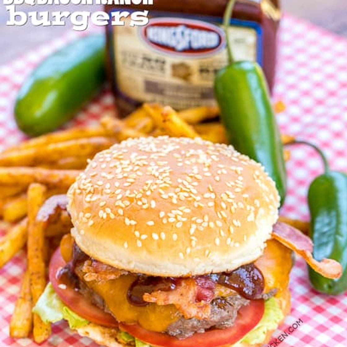 Spicy BBQ Ranch Burgers
