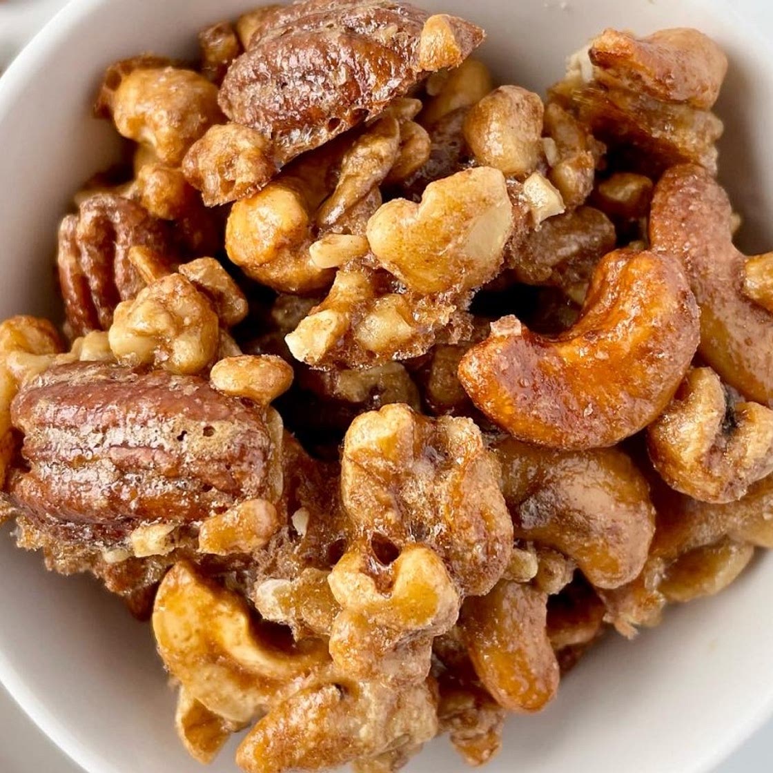 Crunchy Candied Mixed Nuts