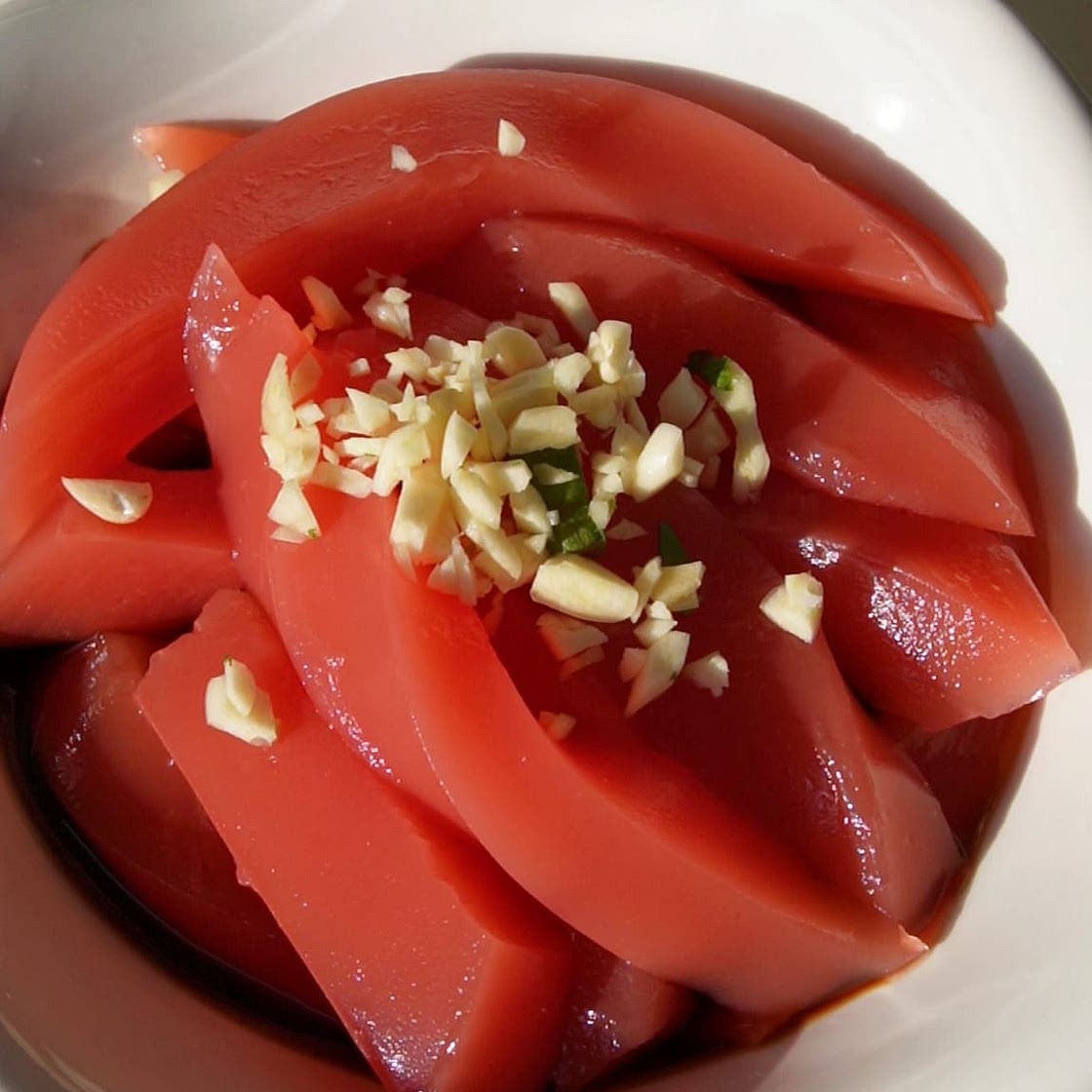 Watermelon Mung Bean Jelly Noodles