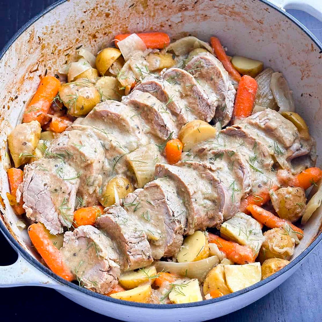 Dutch Oven Pork Tenderloin