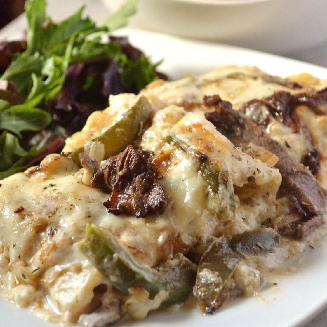 Cheesesteak Stuffed Lasagna