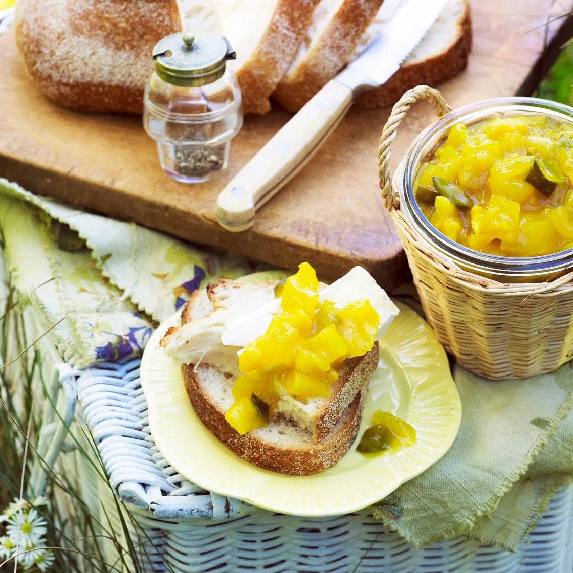 Sweet mustard pickles