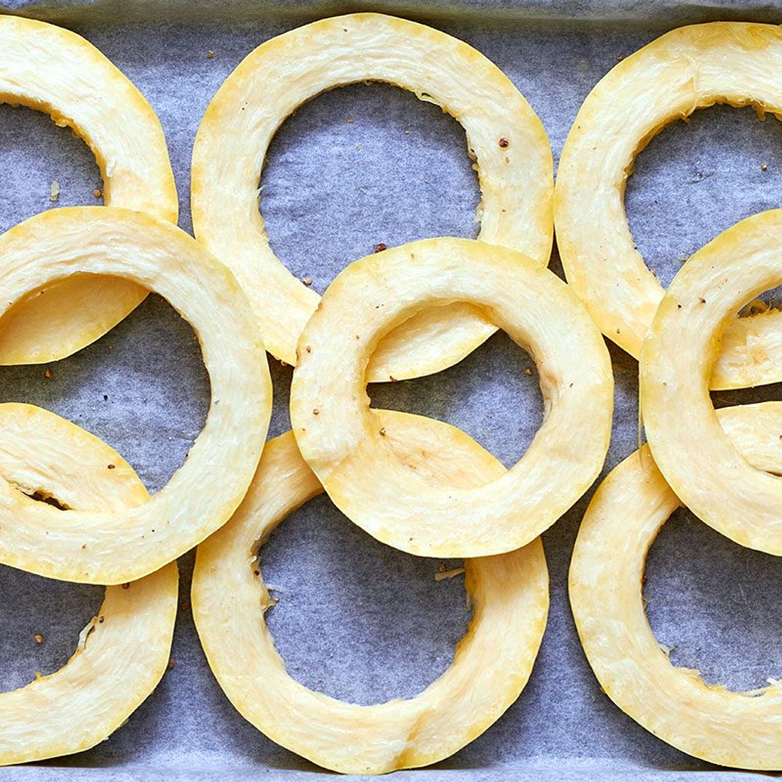 Sheet-Pan Salsa Chicken with Spaghetti Squash