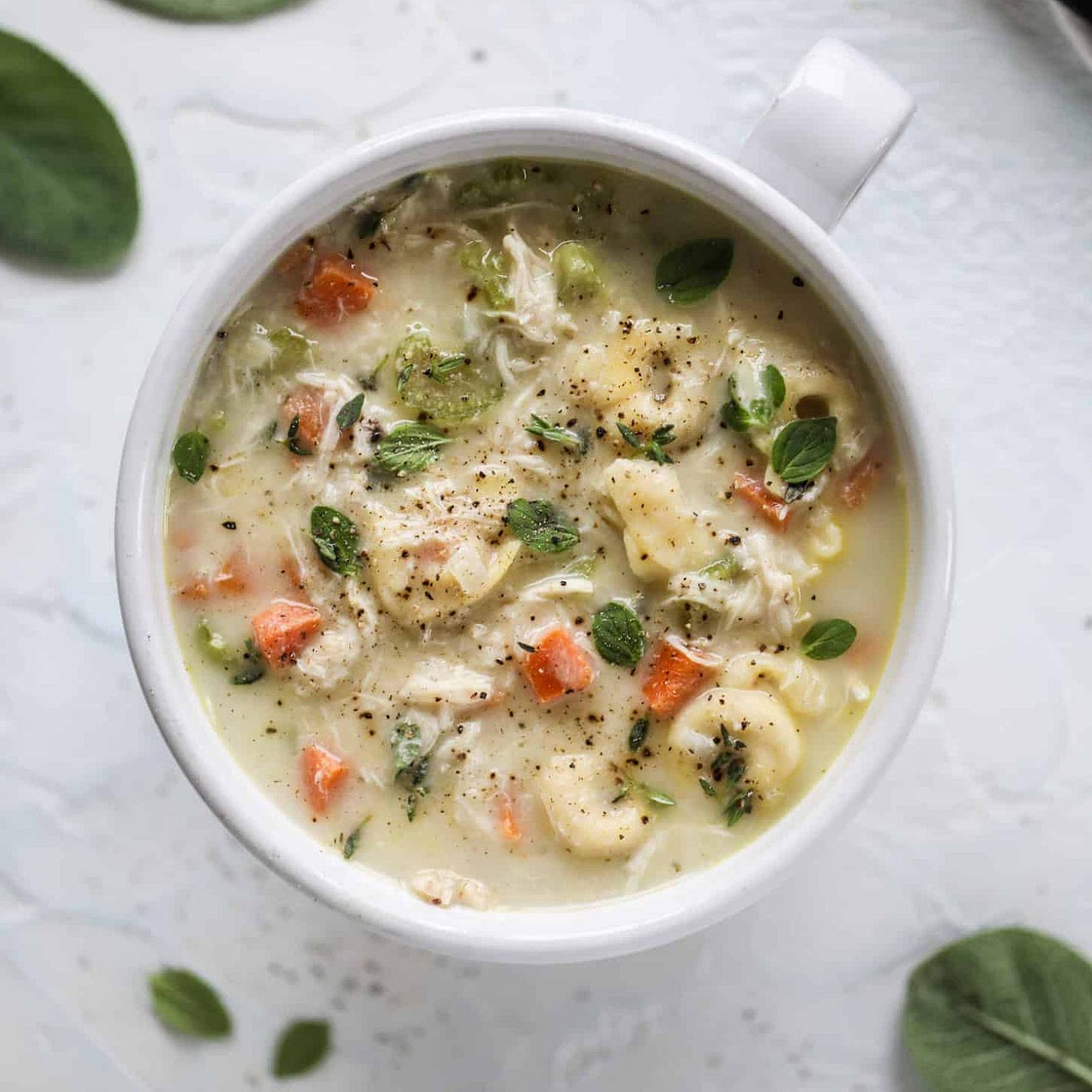 Chicken Tortellini Soup