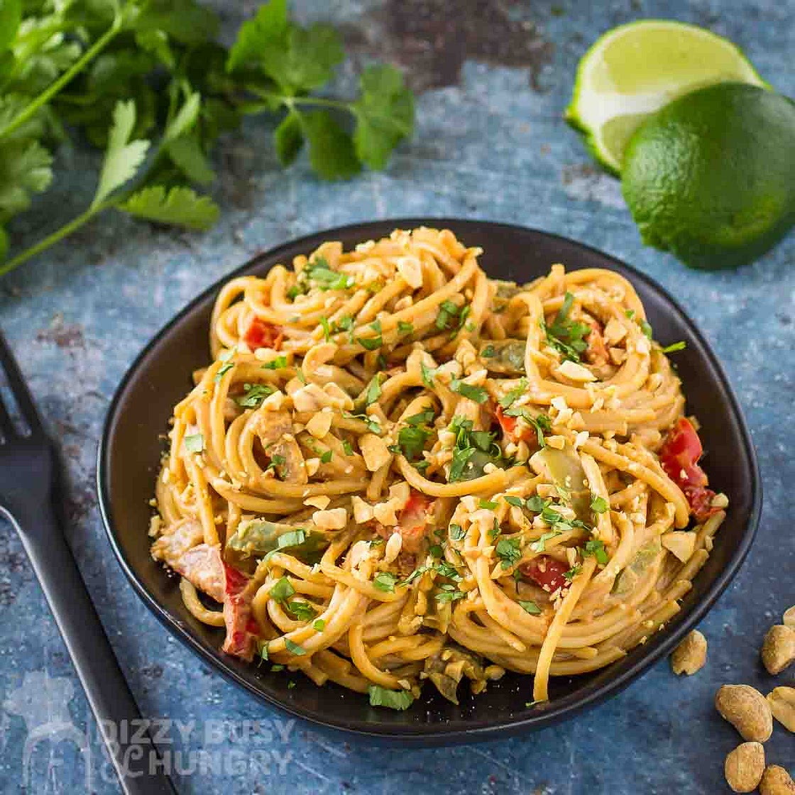 One Pot Spicy Thai Noodles