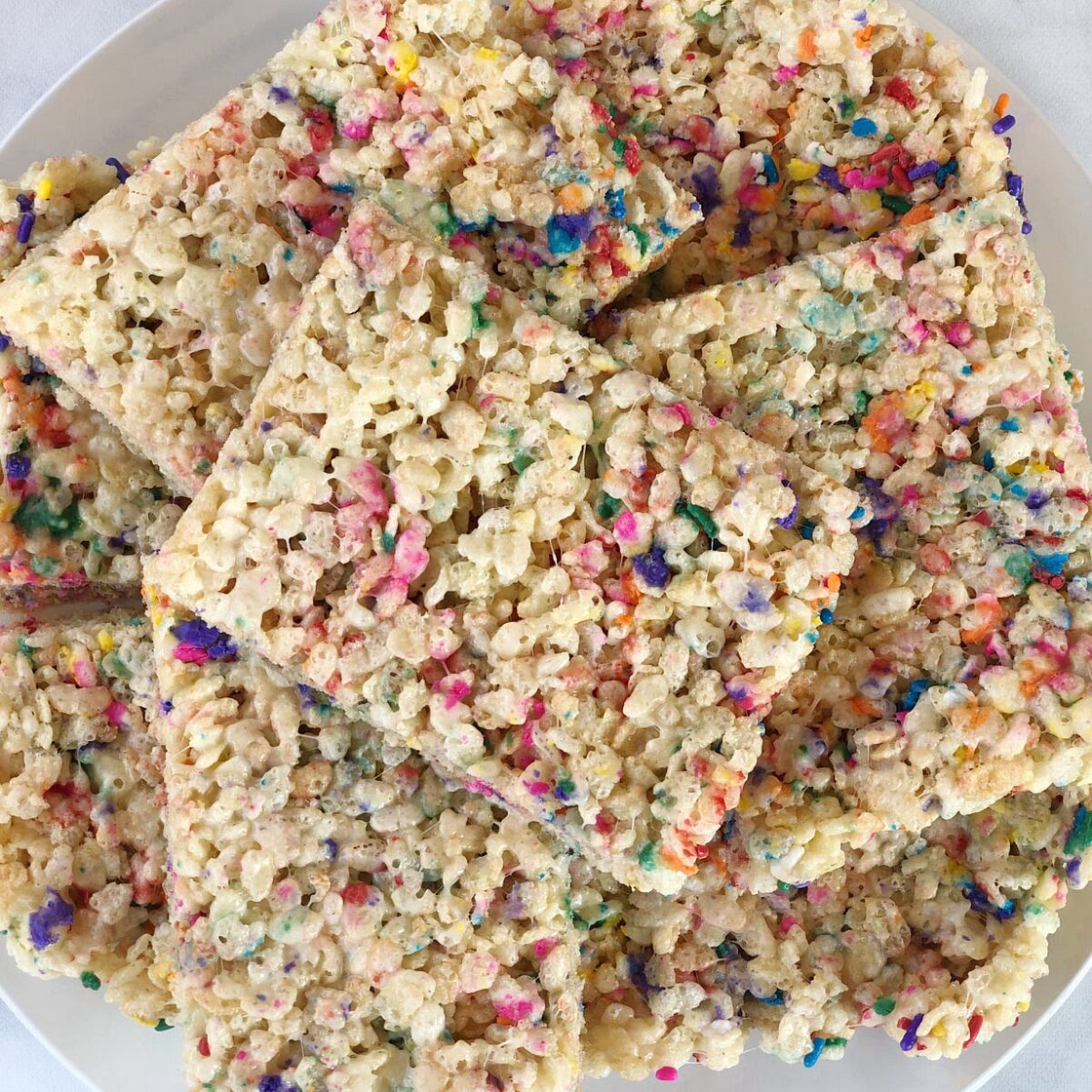 Dairy-Free Funfetti Rice Krispies
