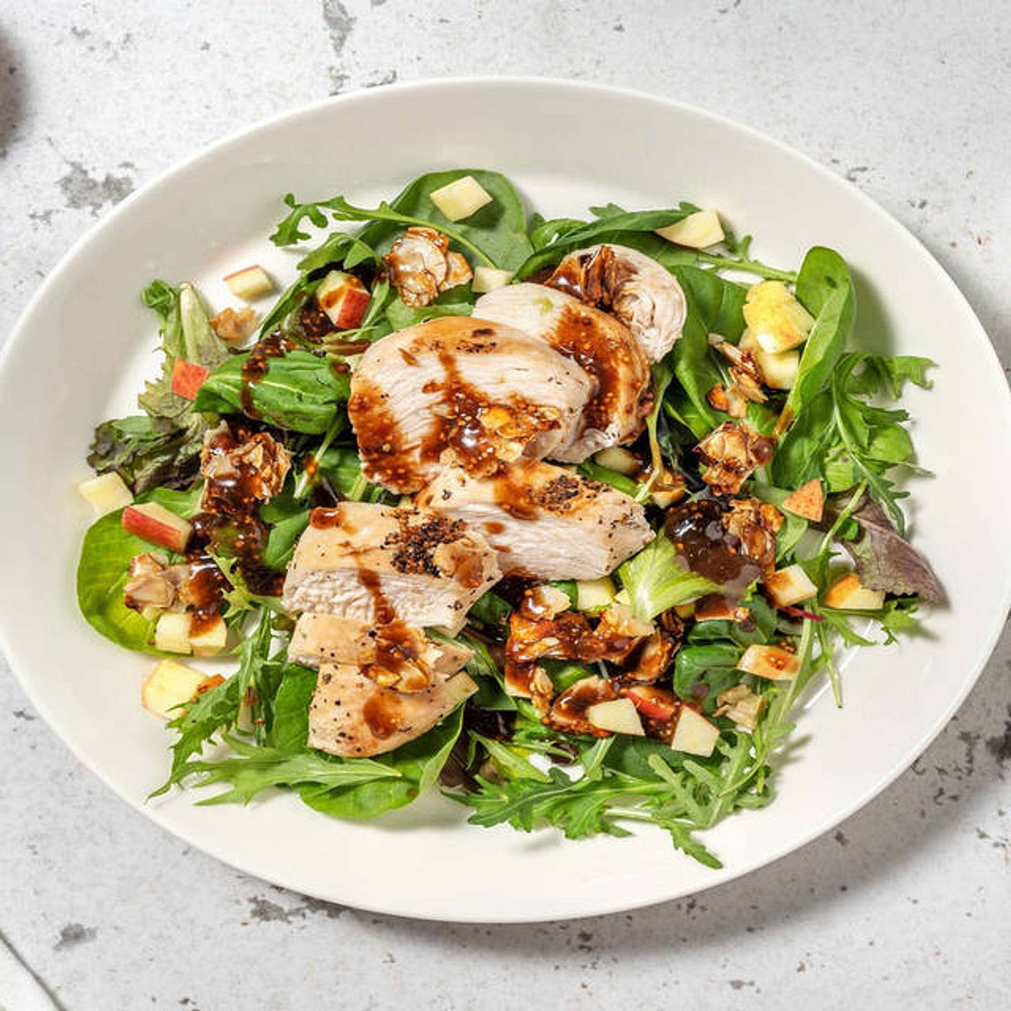 Smart Blueberry-Dressed Chicken Salad with Almond Pralines