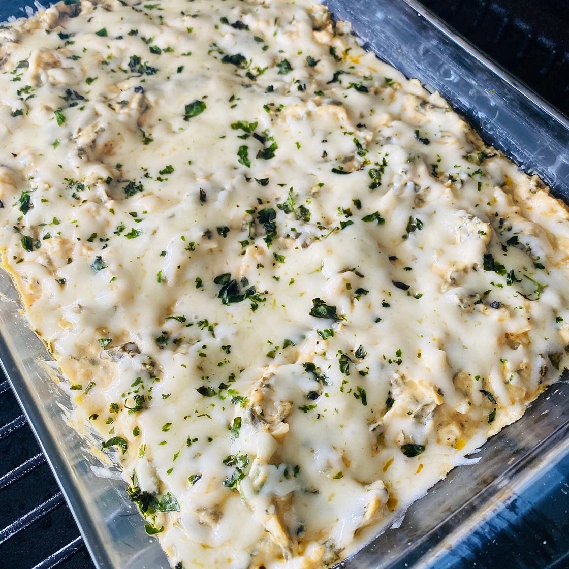 Smoked Spinach and Artichoke Dip