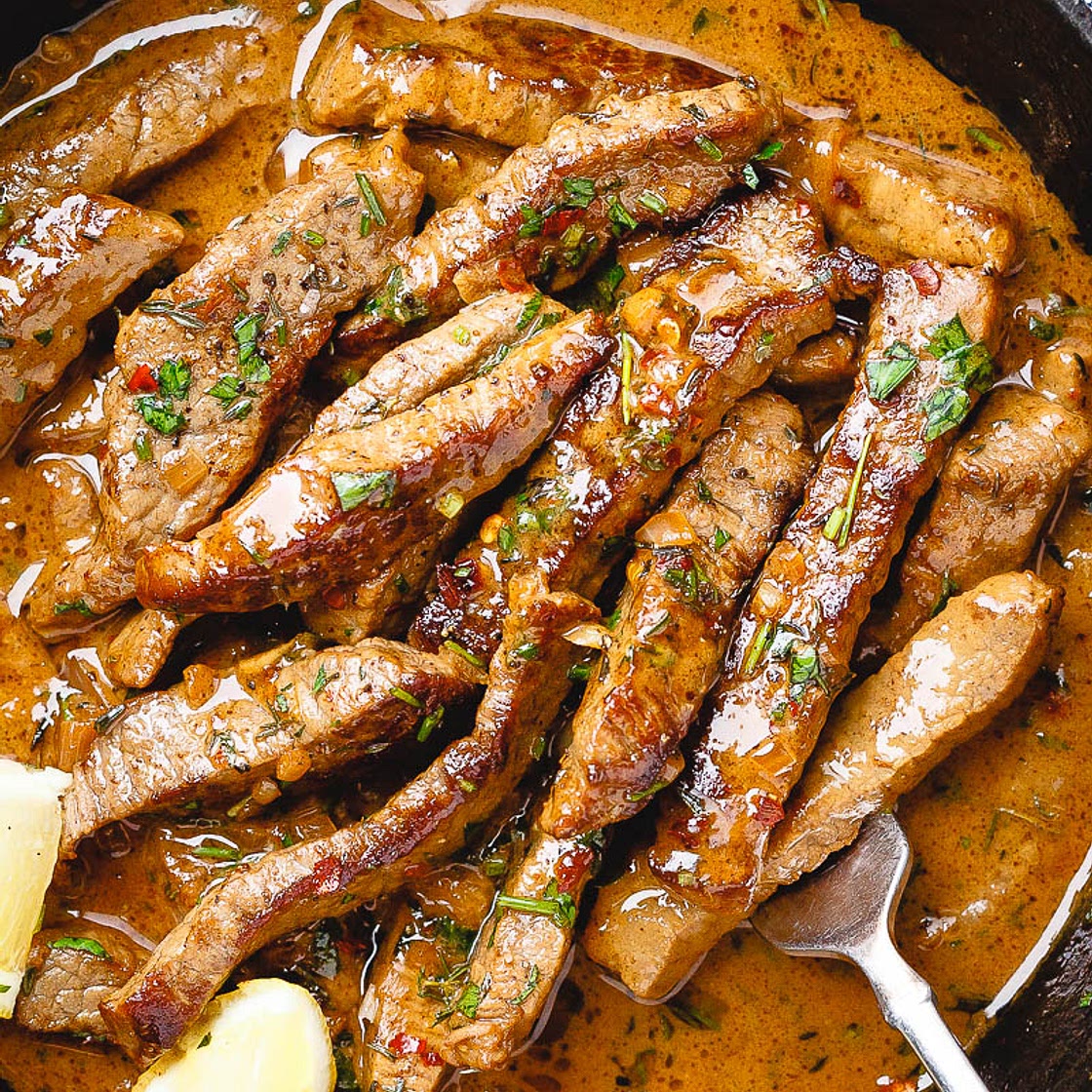 Pan-Seared Steak in Butter Sauce