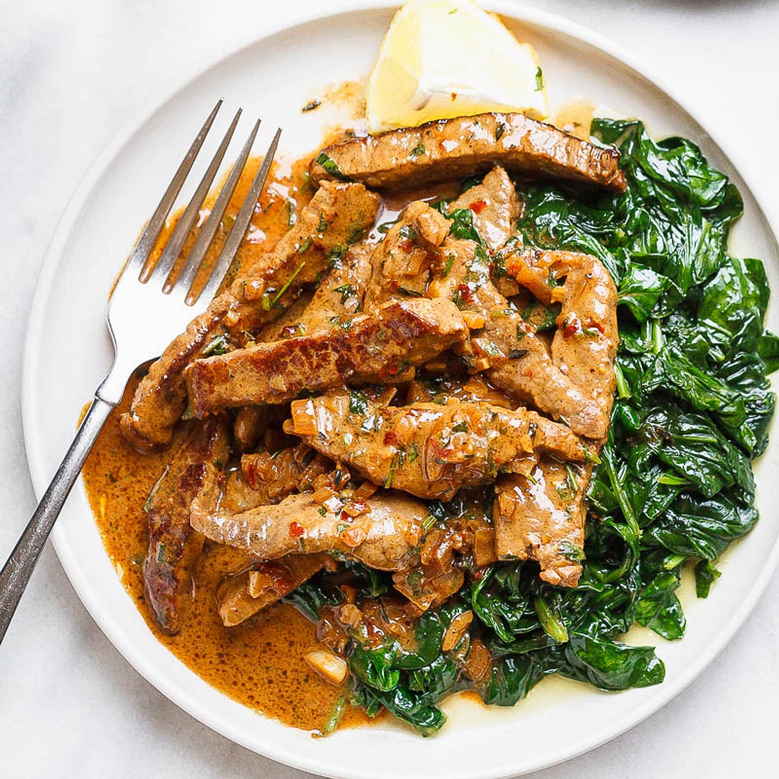 Pan-Seared Steak in Butter Sauce