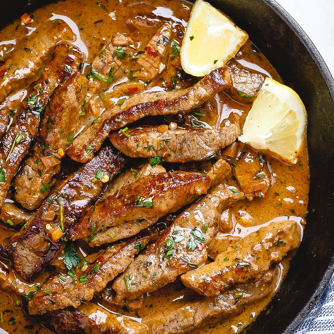 Pan-Seared Steak in Butter Sauce