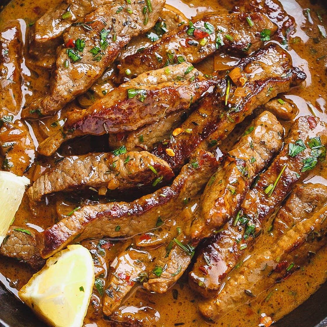 Pan-Seared Steak in Butter Sauce
