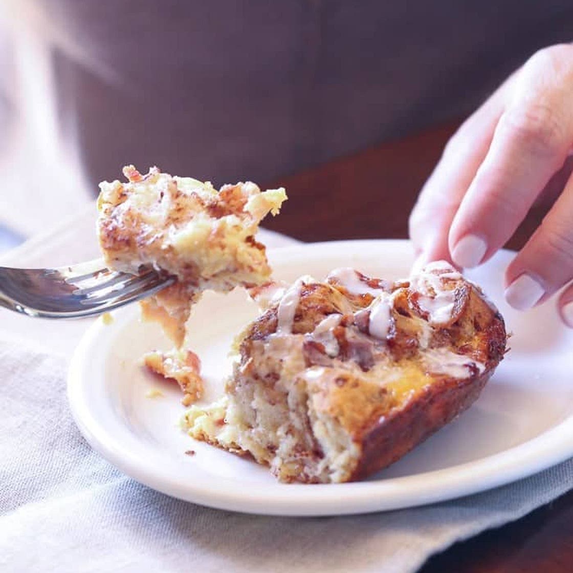 Cinnamon Roll Breakfast Bake