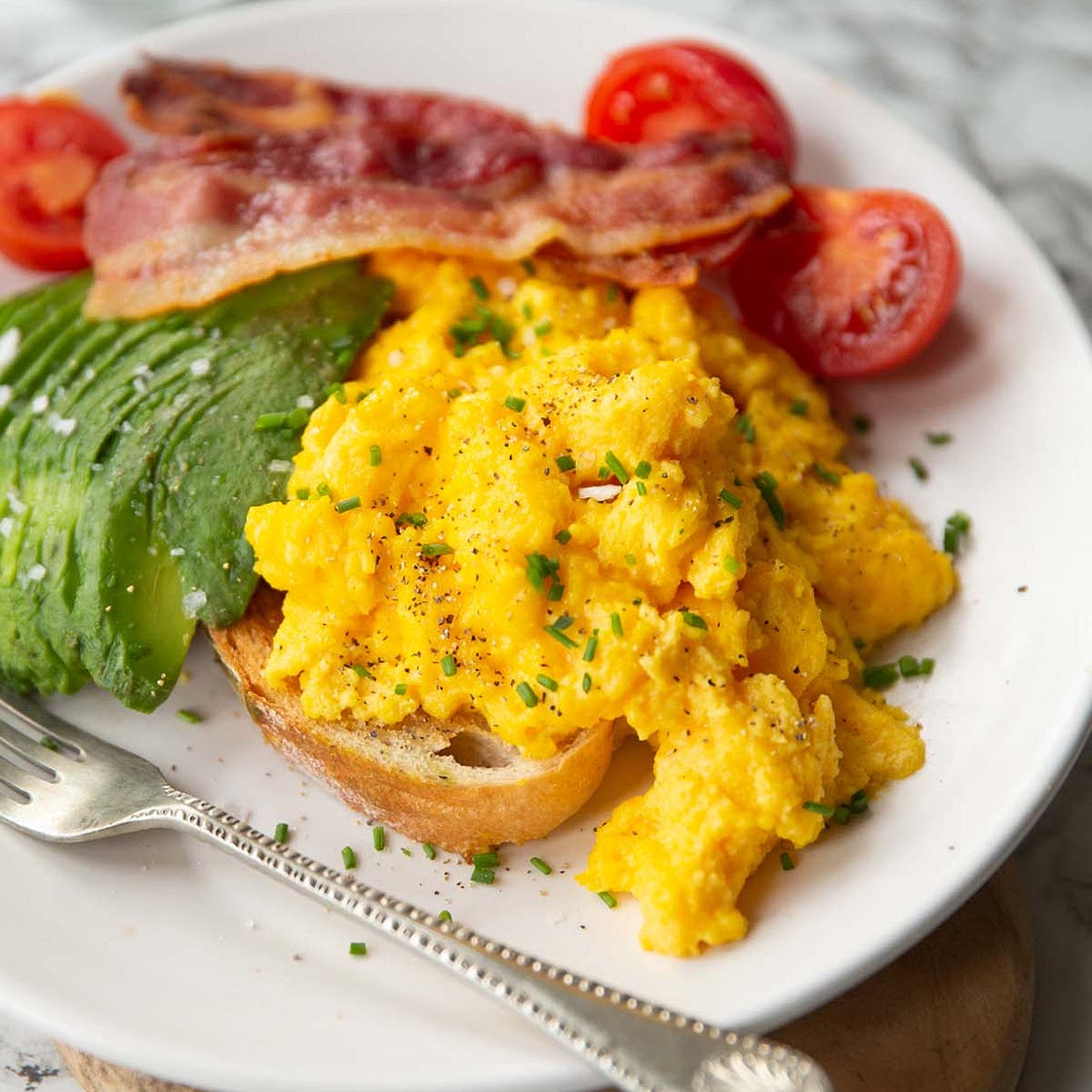 Cheesy Scrambled Eggs