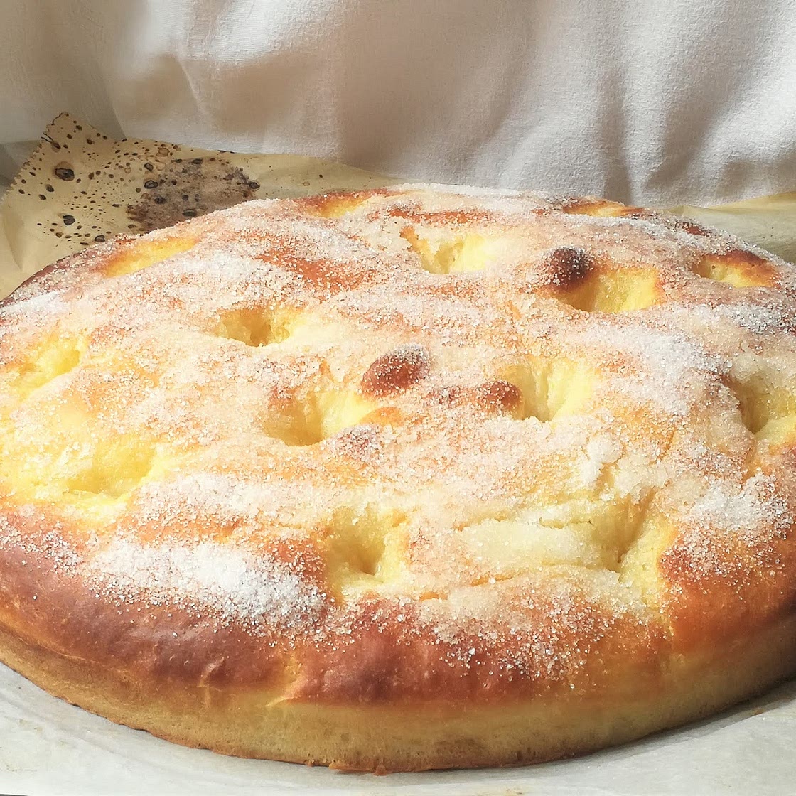 Fougasse sucrée à la fleur d'oranger et au rhum