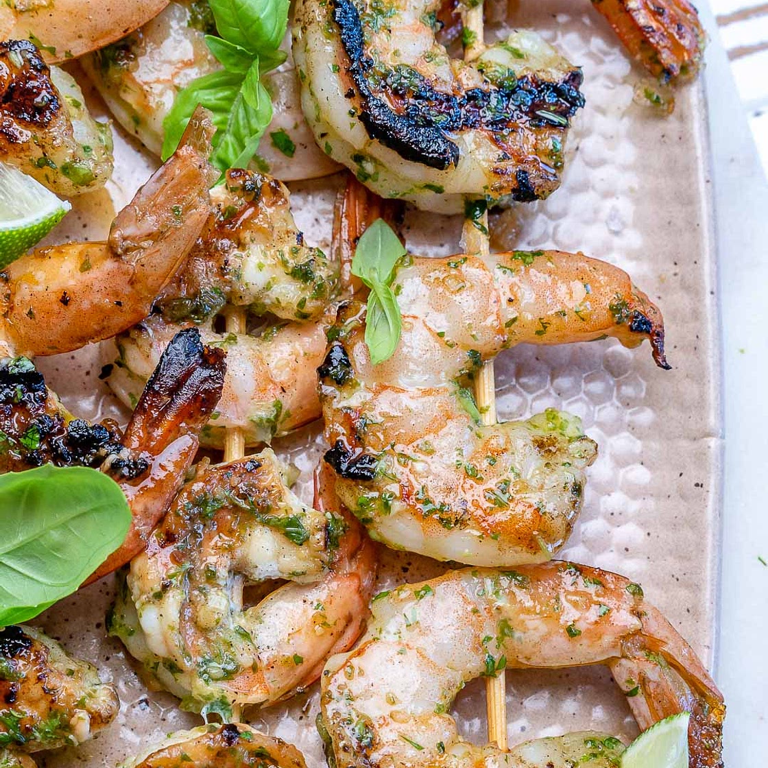 Grilled Garlic Herb Shrimp Skewers