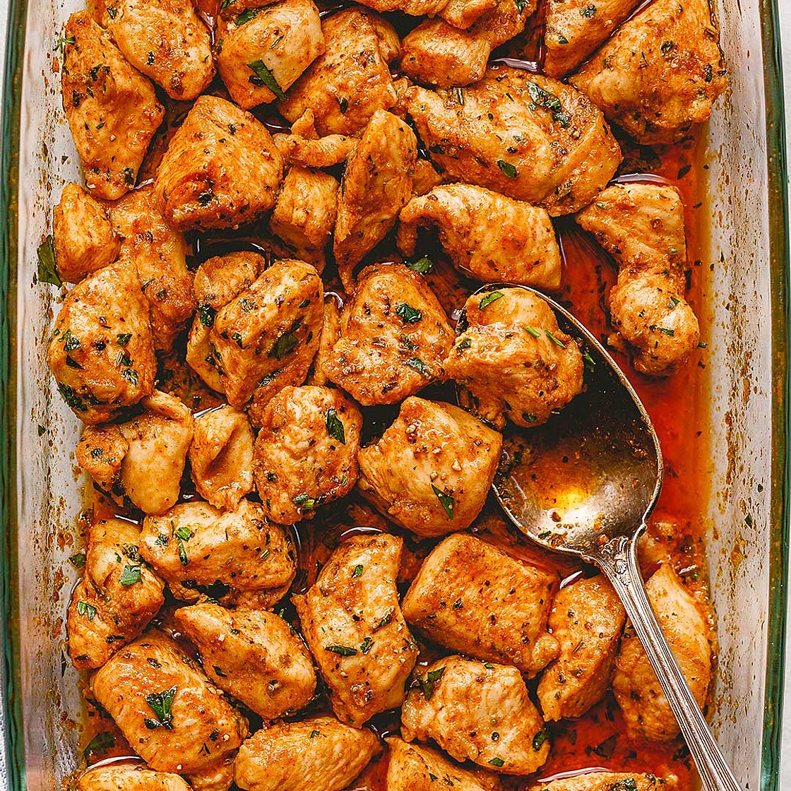 Easy Oven Baked Chicken Bites