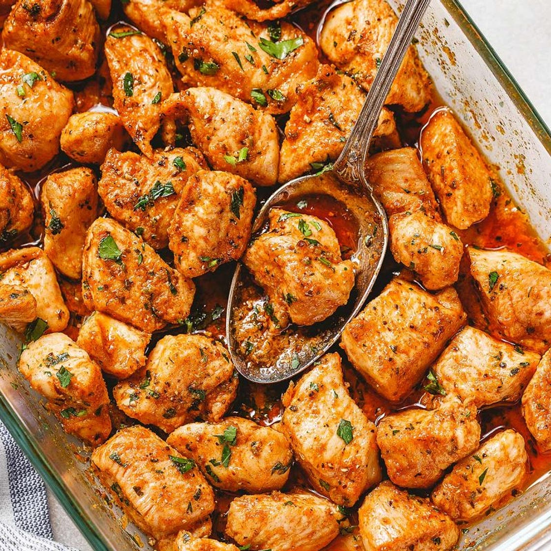 Easy Oven Baked Chicken Bites
