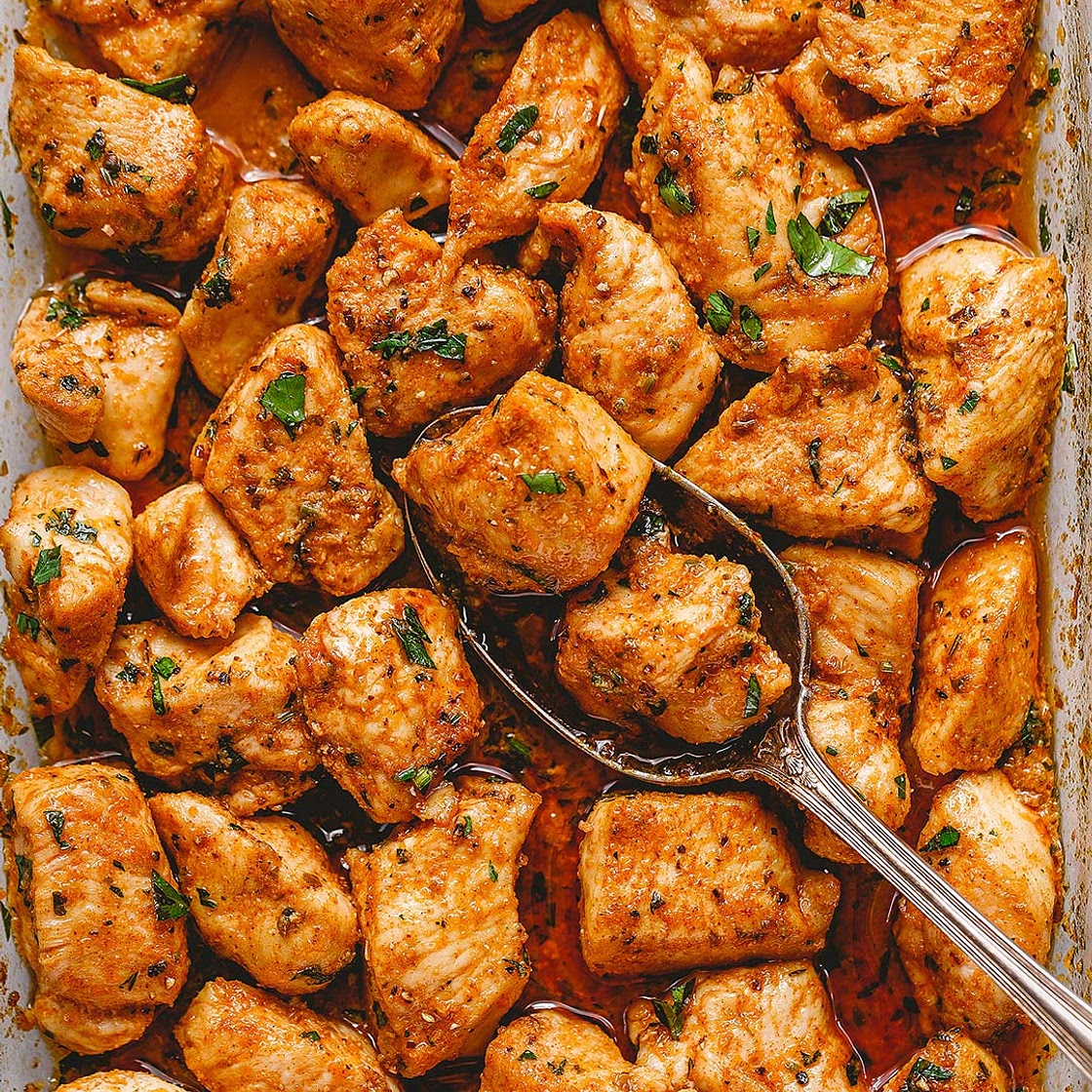 Easy Oven Baked Chicken Bites