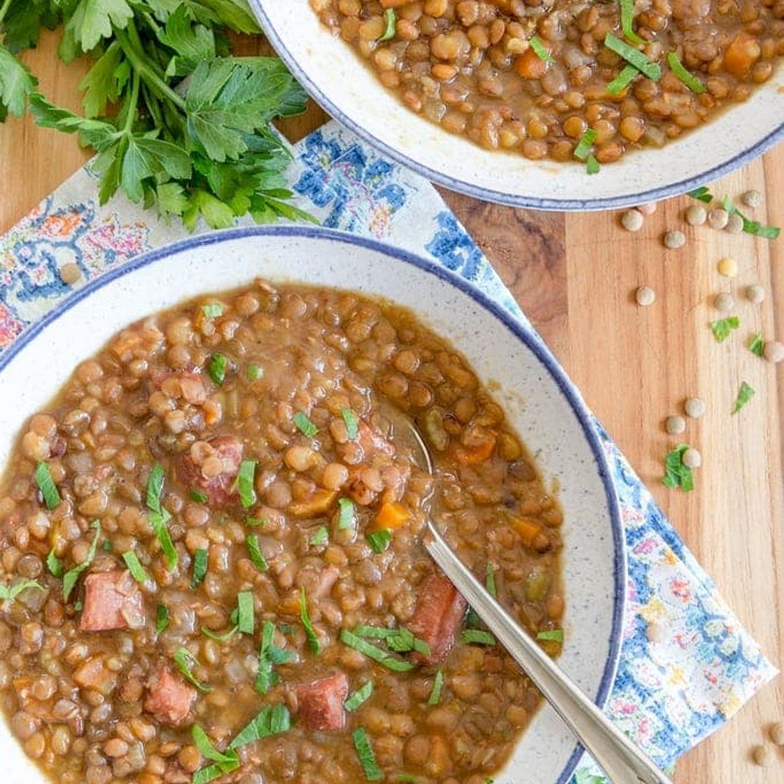 Pressure Cooker Lentil Soup