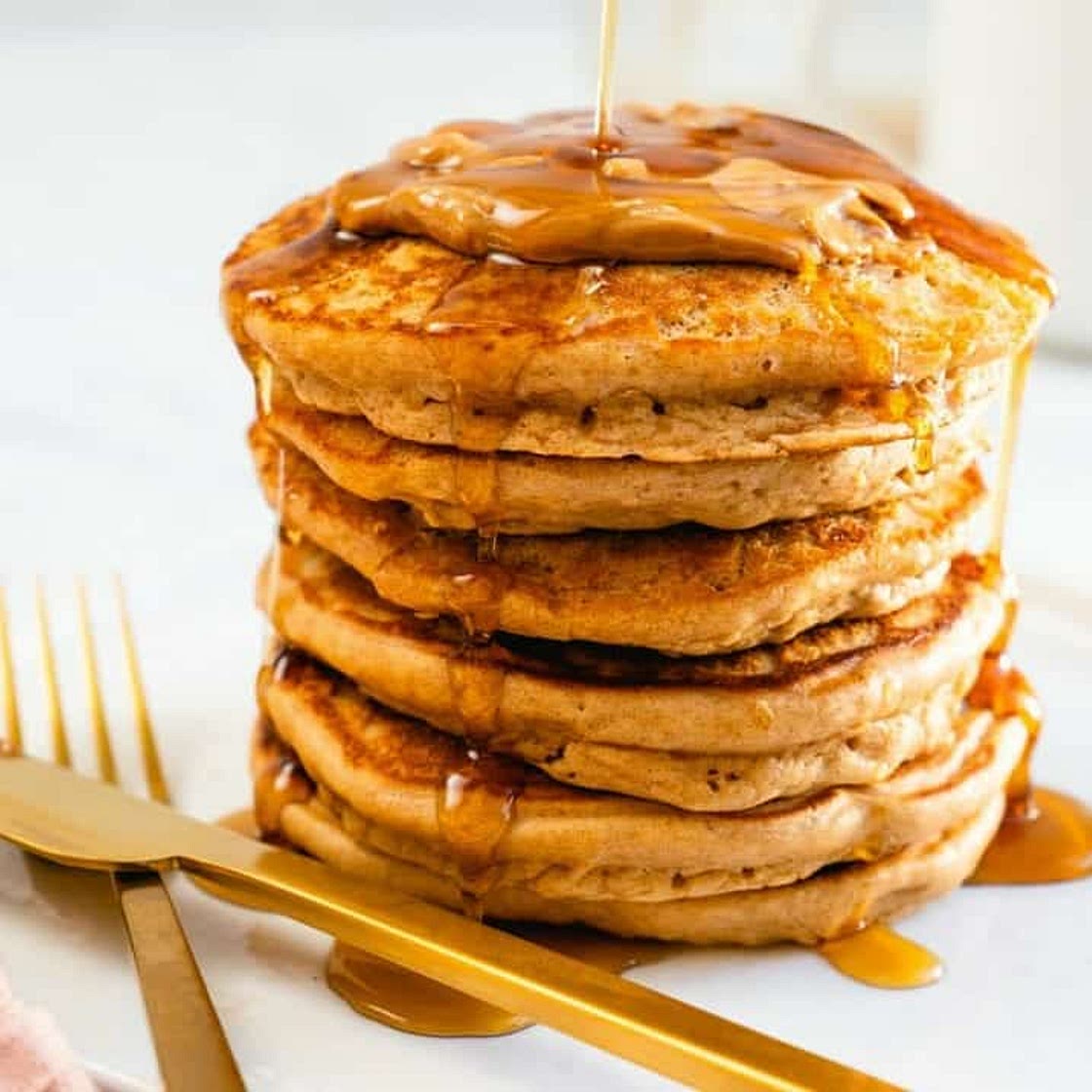 Easy Peanut Butter Pancakes