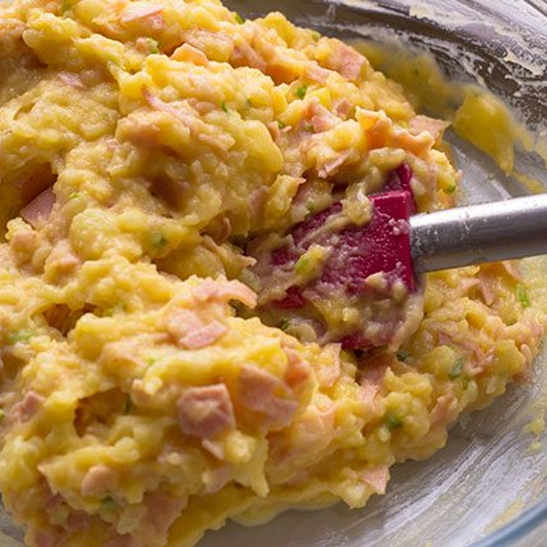 Oven Baked Mashed Potato Cakes