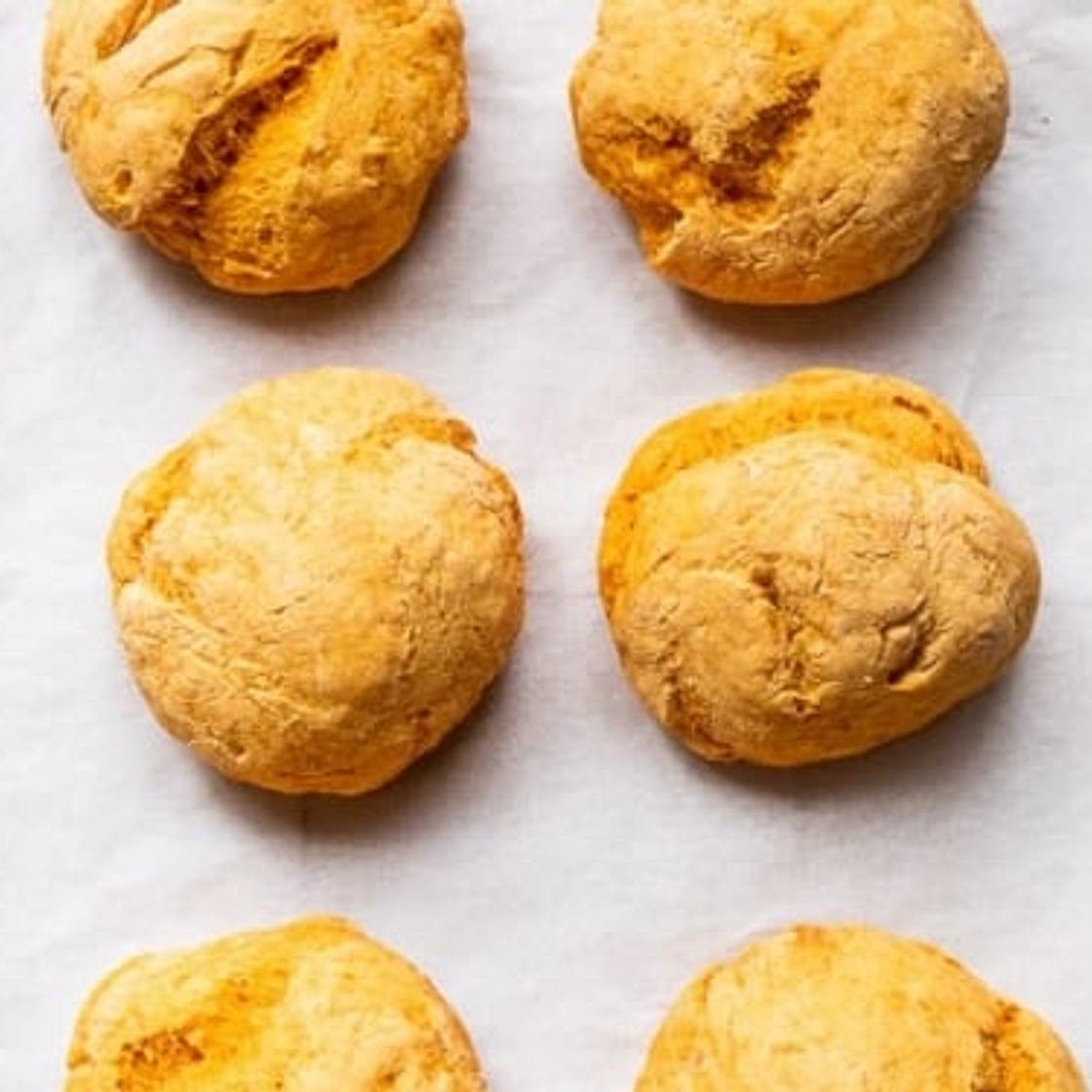 2-Ingredient Sweet Potato Rolls: No Yeast