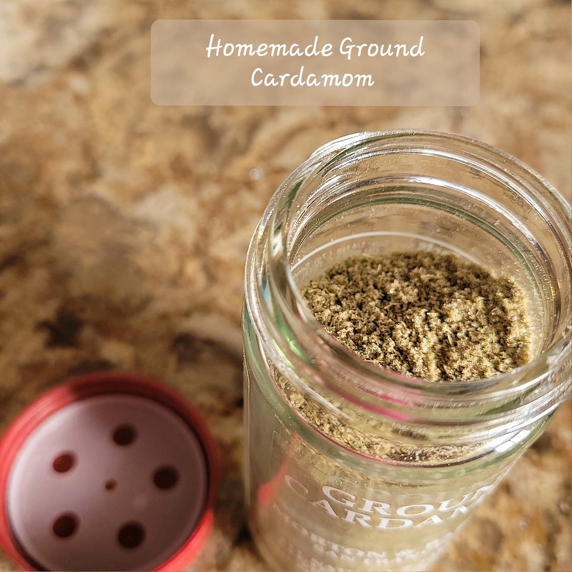 Homemade Ground Cardamom