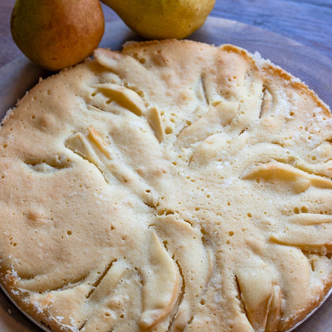 Pear Cake - Quatre Quarts Aux Poires