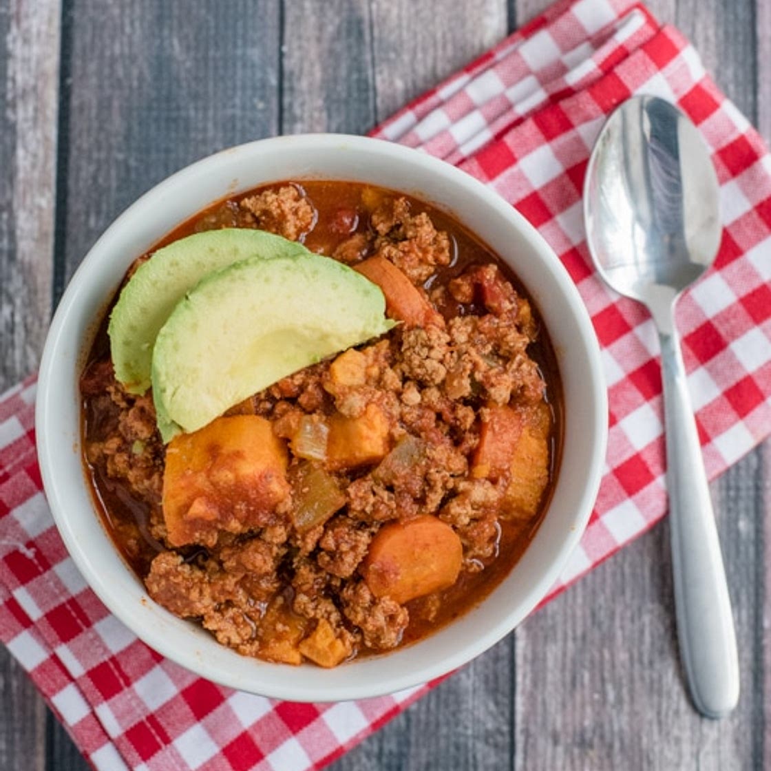 Beanless Turkey & Sweet Potato Chili
