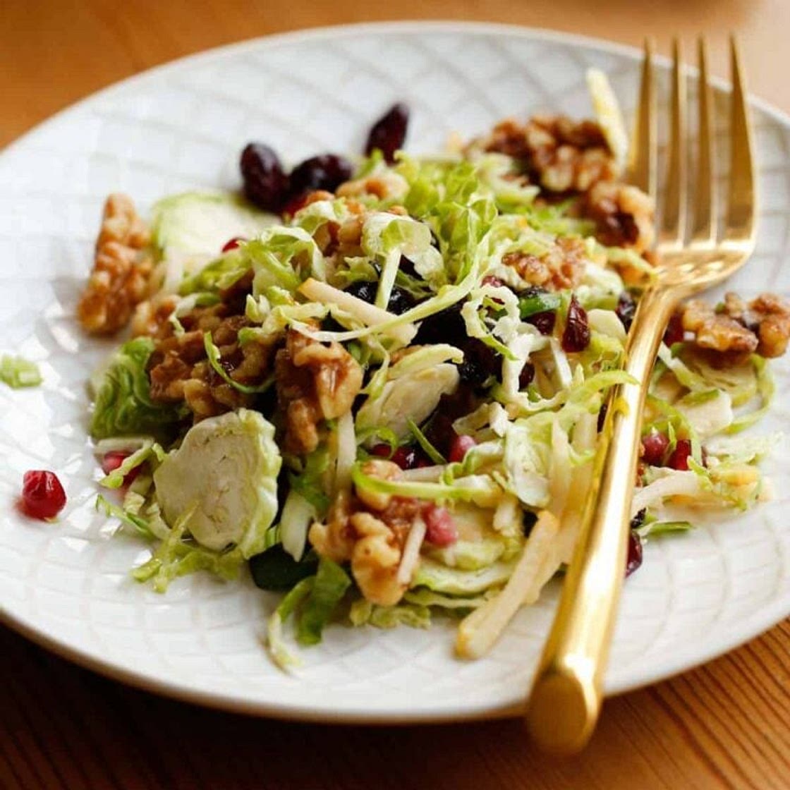 Shaved Brussels Sprouts Salad