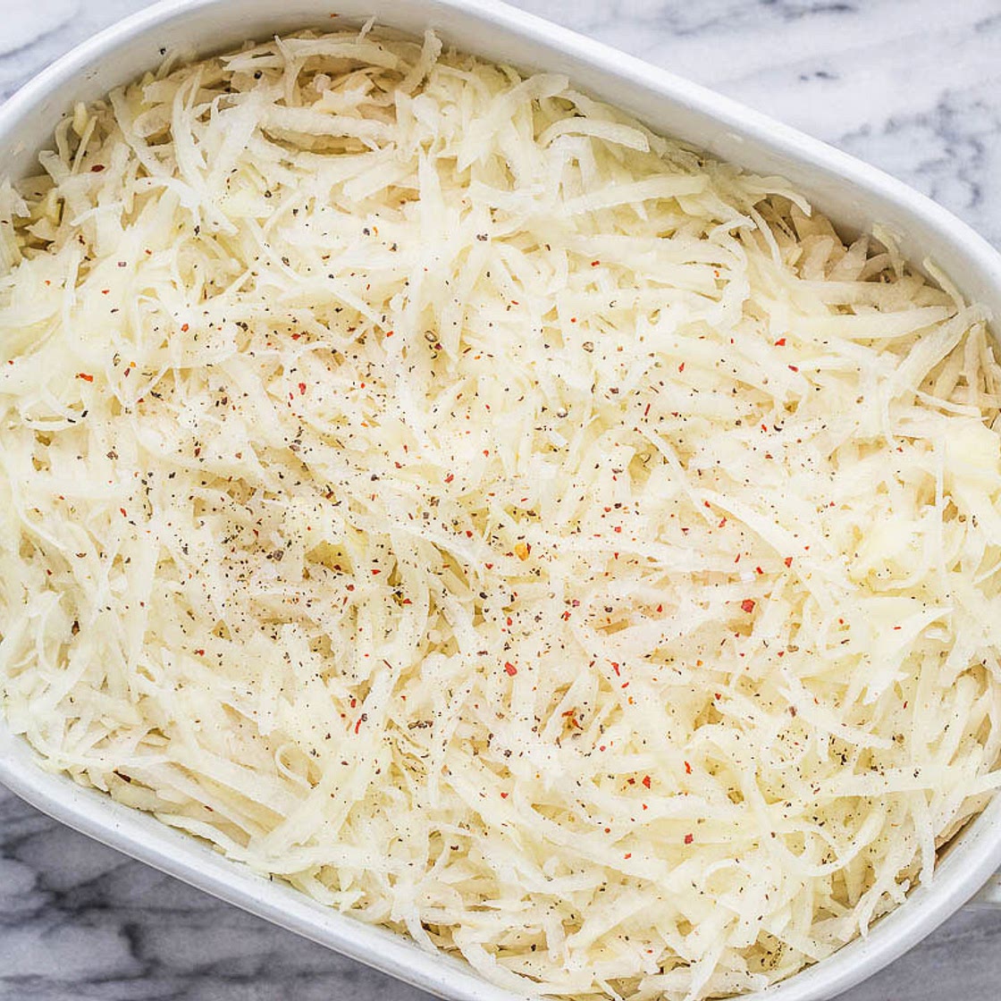 Loaded Potato Casserole with Bacon and Cream Cheese