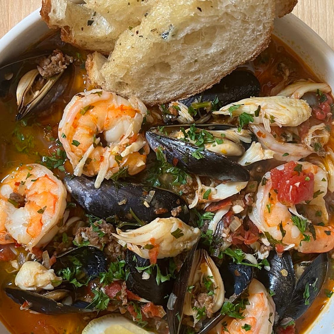 Spicy Chorizo Seafood Stew Recipe