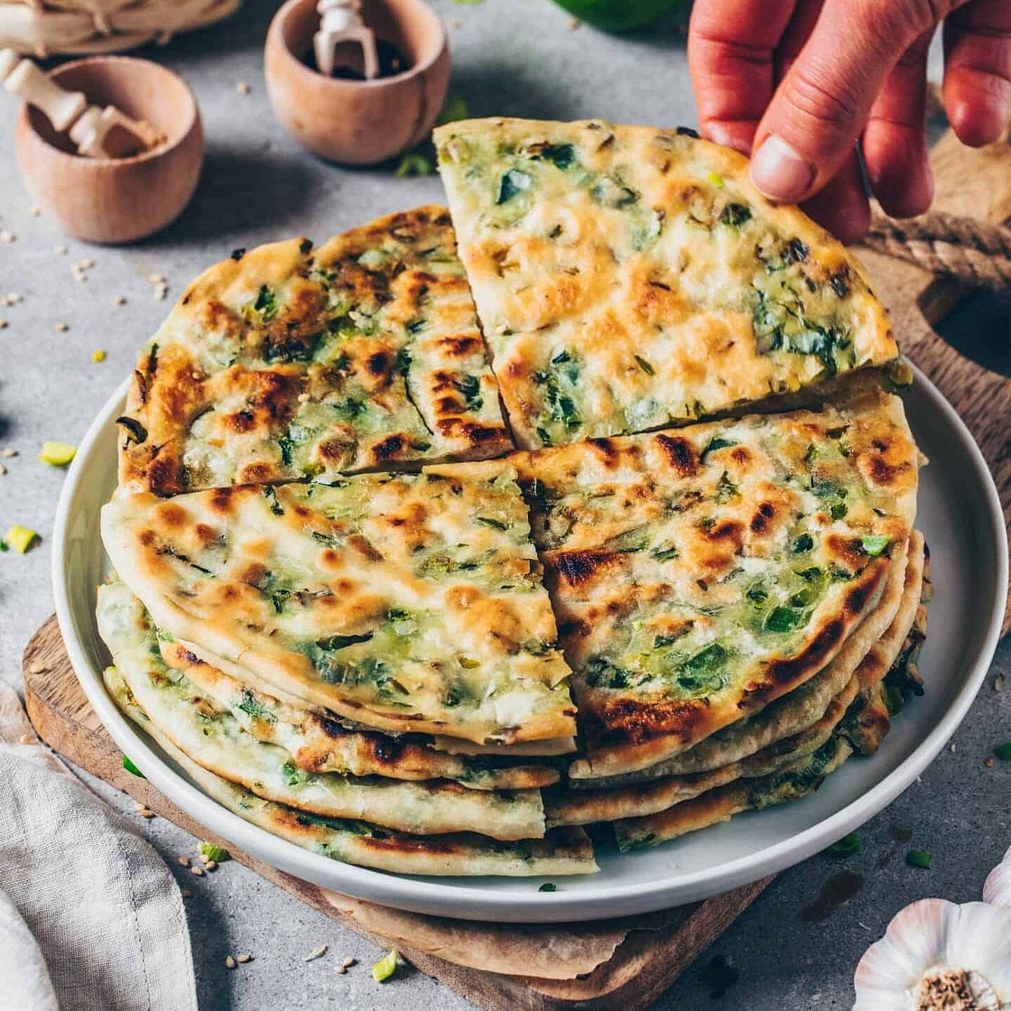 Vegan Scallion Pancakes