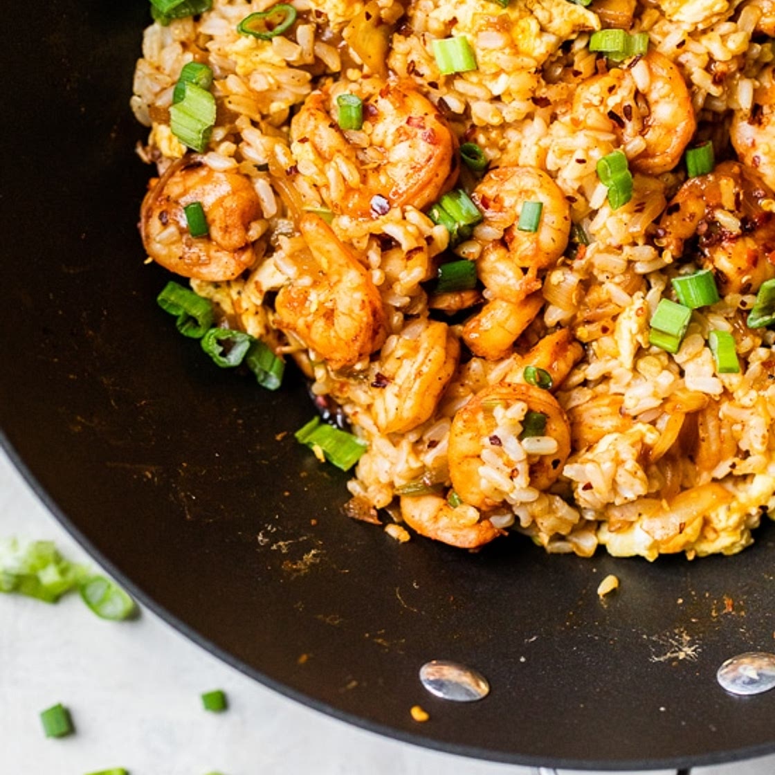 Spicy Shrimp Fried Rice