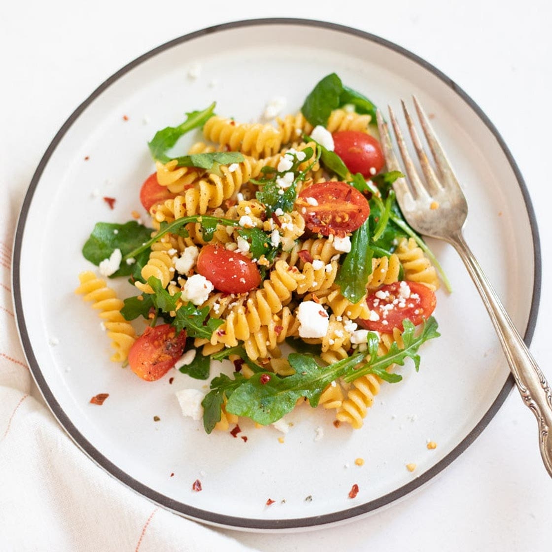 Rotini Chickpea Pasta with Arugula