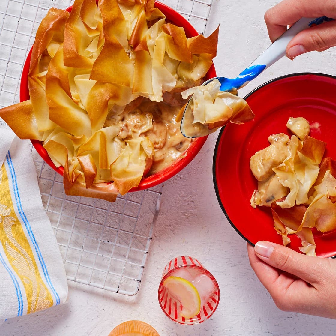 Chicken and Mushroom Pie | Slimming & Weight Watchers Friendly