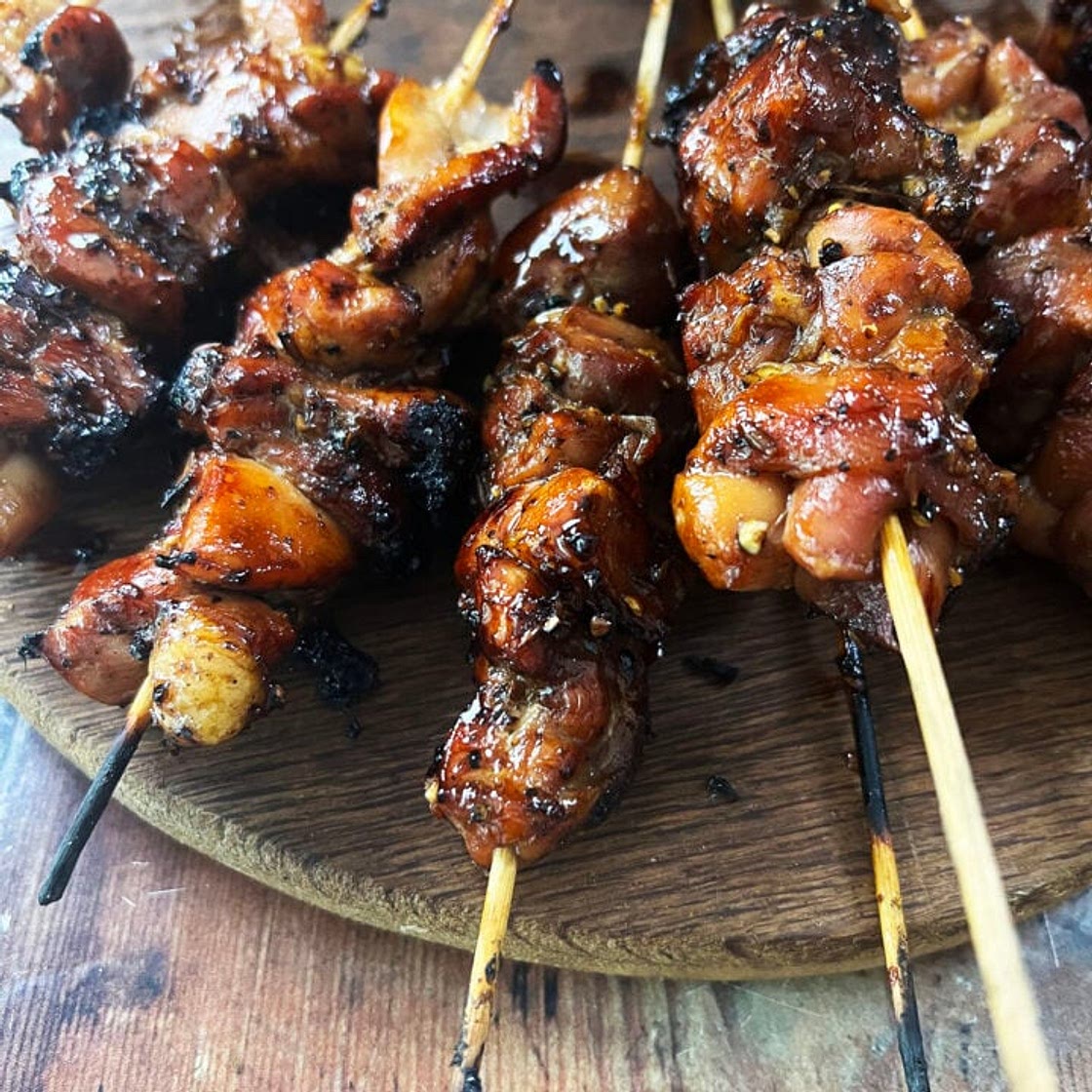 Indonesian Chicken Sate with Peanut Sauce