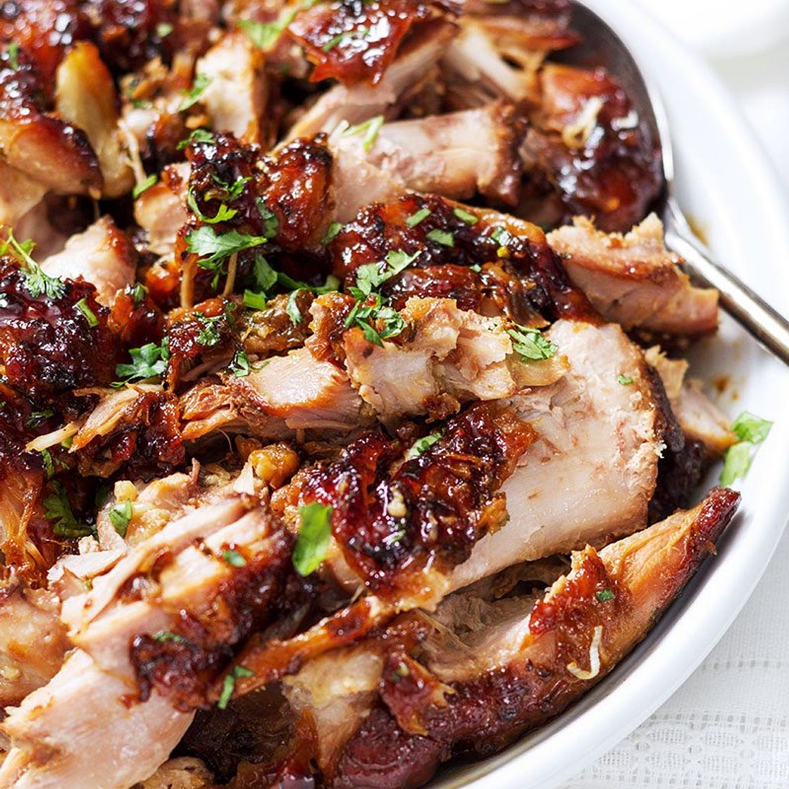 Slow Cooker Honey Turkey Thighs