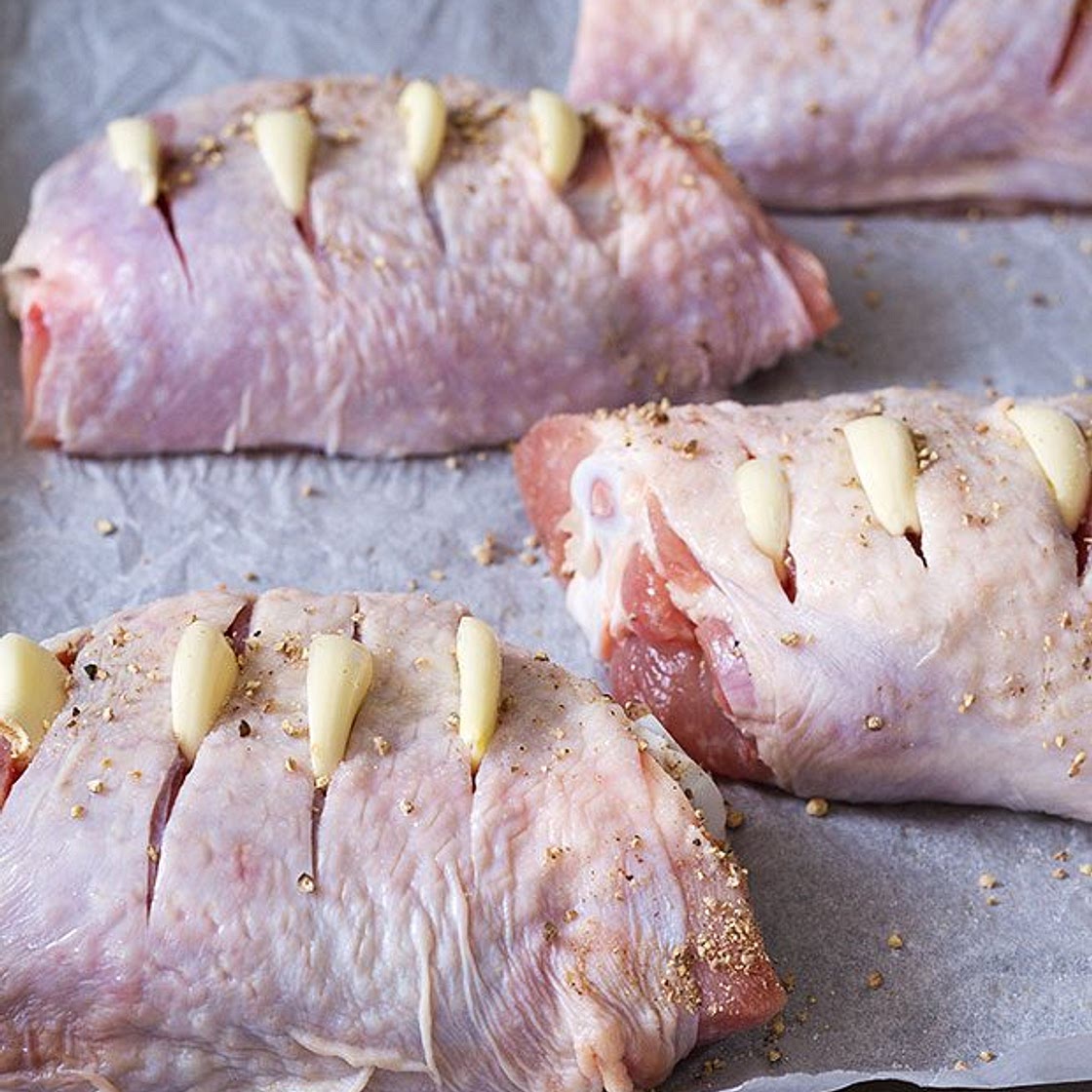 Slow Cooker Honey Turkey Thighs