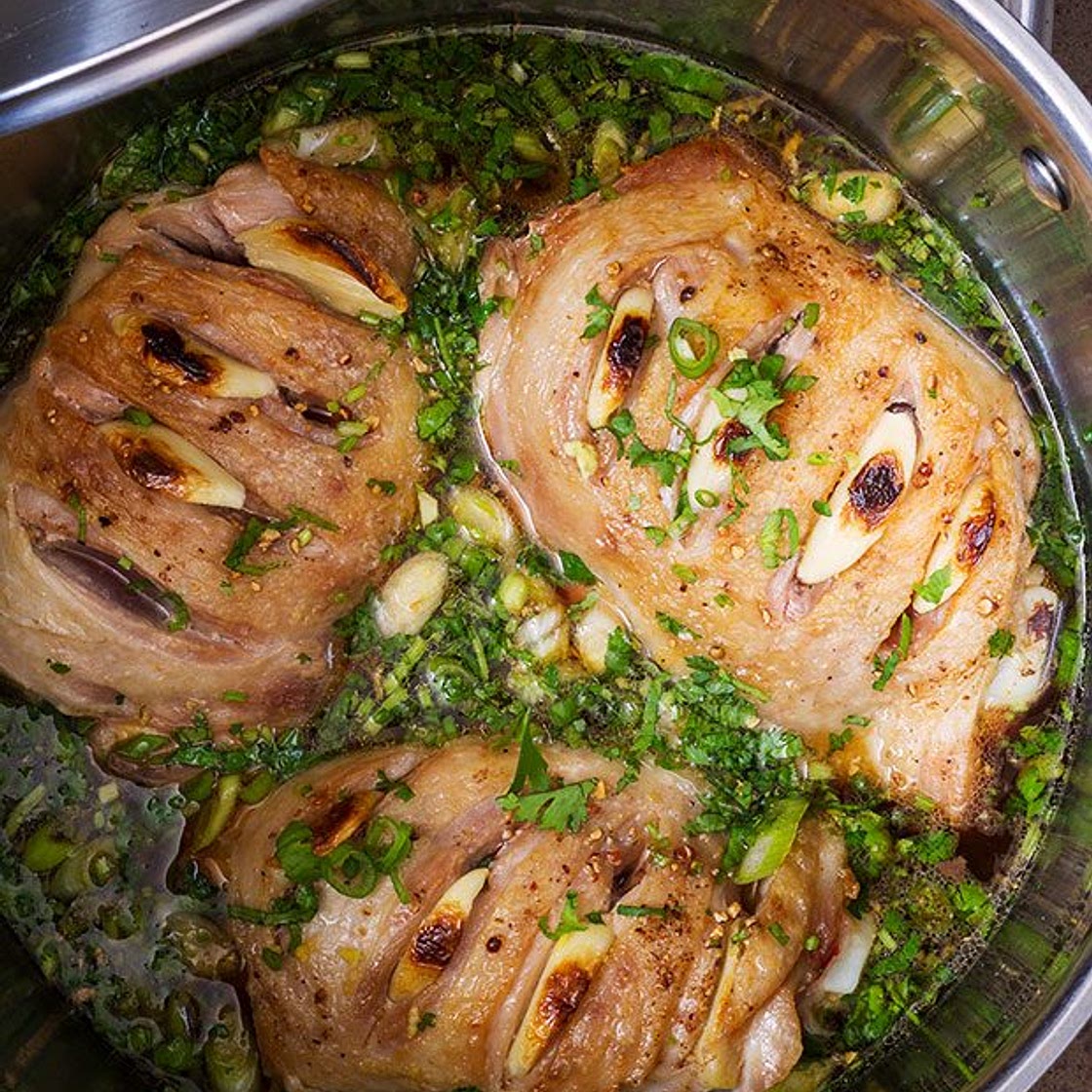 Slow Cooker Honey Turkey Thighs