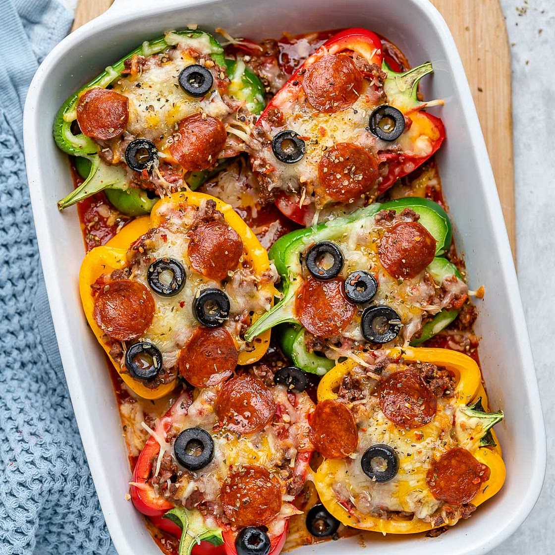 Pizza Stuffed Peppers
