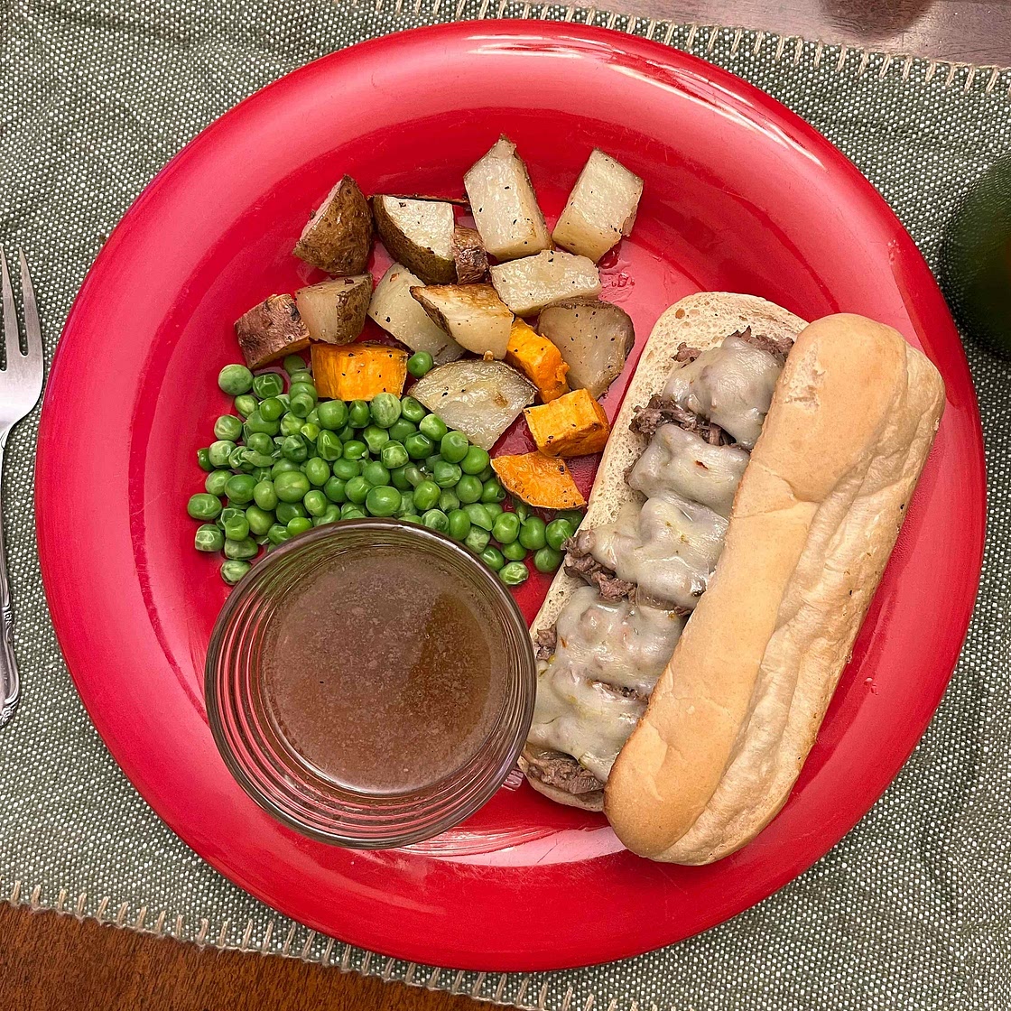 Slow Cooker French Dip Sandwiches