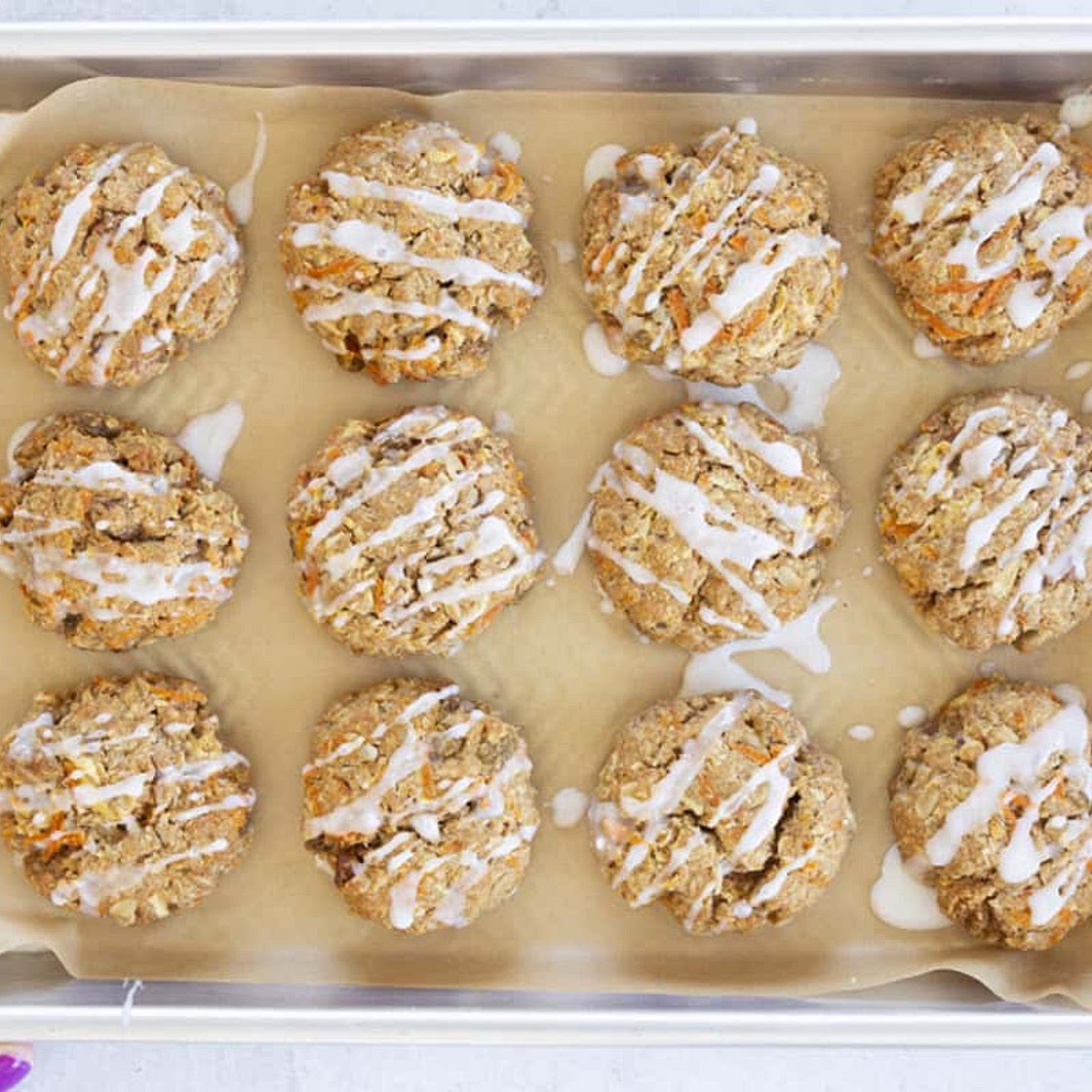 Healthy Oatmeal Cookies (with Apples and Carrots)